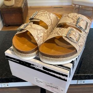 Dolce Vita Snakeskin Sandals